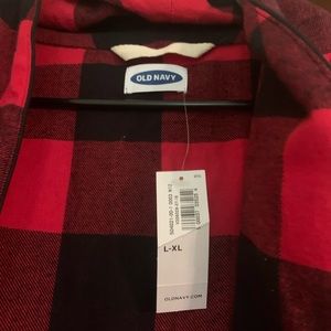 NWT Old Navy buffalo plaid robe L/XL